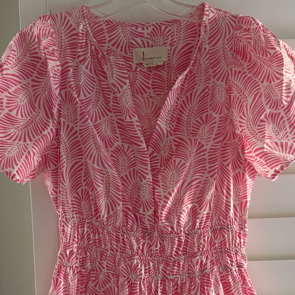 Anthropologie Maxi Somerset  Dress Spring Small